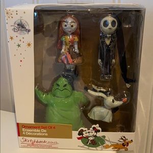 NIGHTMARE BEFORE CHRISTMAS SKETCHBOOK ORNAMENTS